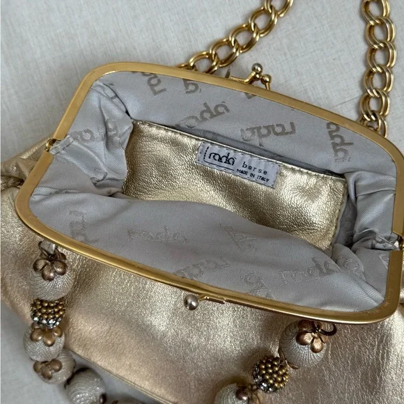 Gold Embellished Rada Bag - Picture 3 of 3